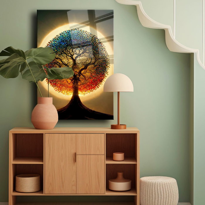 Wallity Camtbl-045 Pintura Decorativa de Vidrio Templado Multicolor 60 x 90 cm Wallity Camtbl-045 Pintura Decorativa de Vidrio Templado Multicolor 60 x 90 cm